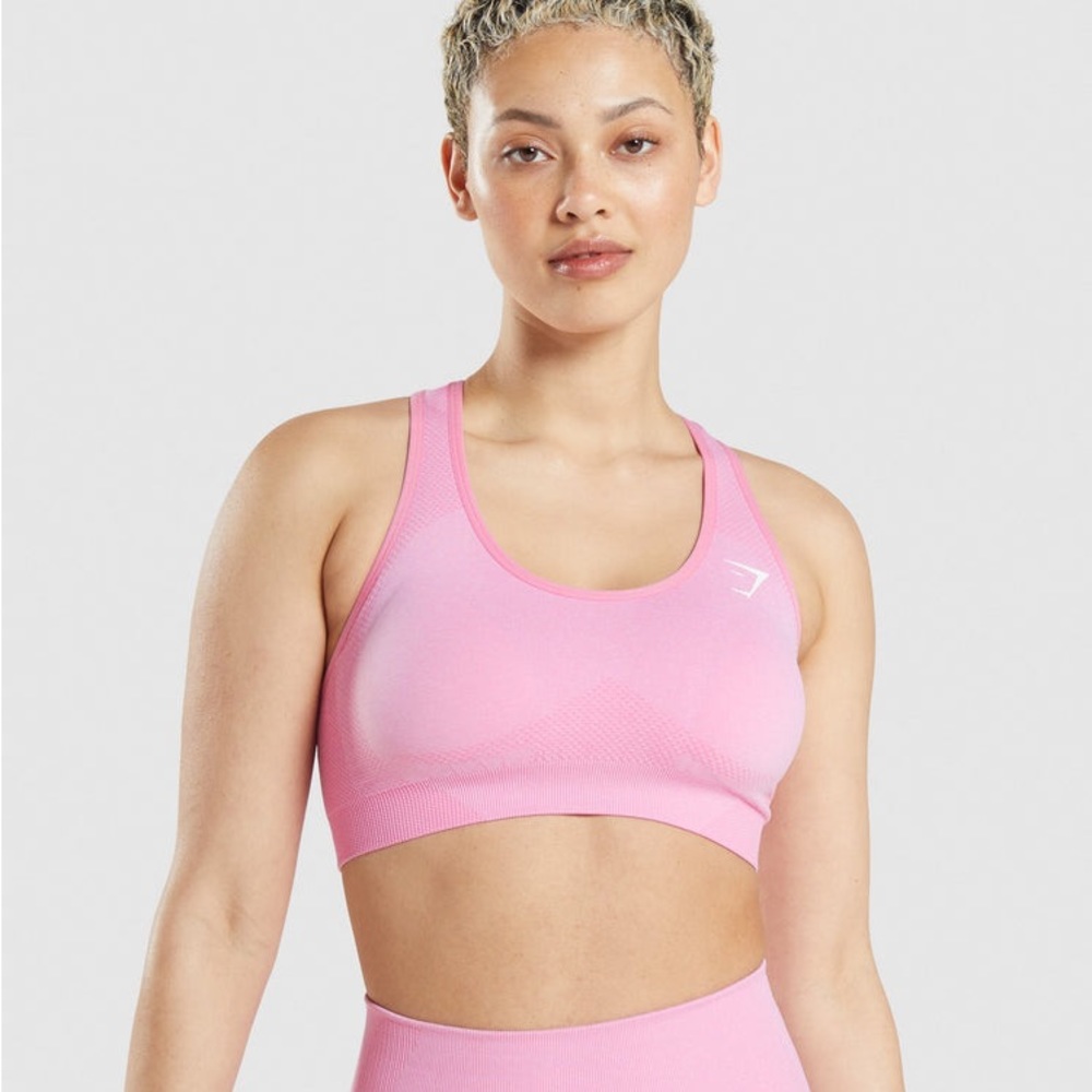 Gymshark Vital Seamless 2.0 Sports Bra - Sorbet Pink Marl